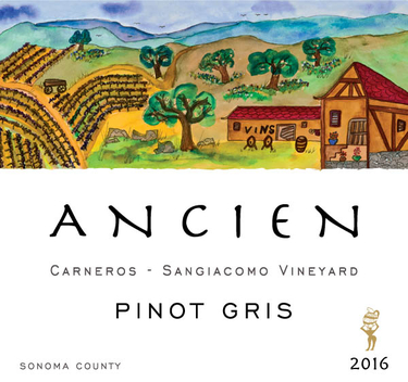 2016 Carneros "Sangiacomo Vineyard" Pinot Gris